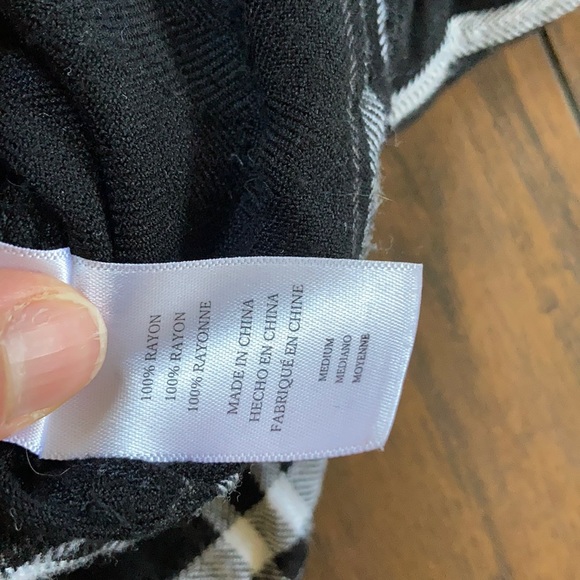 Rails Dylan Black/White Button Down Flannel - Picture 6 of 6